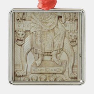 Adorno Metálico El panel de la díptica del cónsul Areobindus