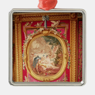 Adorno Metálico El panel de la tapicería que representa el Cupid y