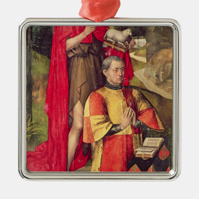 Adorno Metálico El panel izquierdo, del polyptych principal del (Frente)