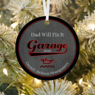 Adorno Metálico El Papá Lo Arreglará Garage