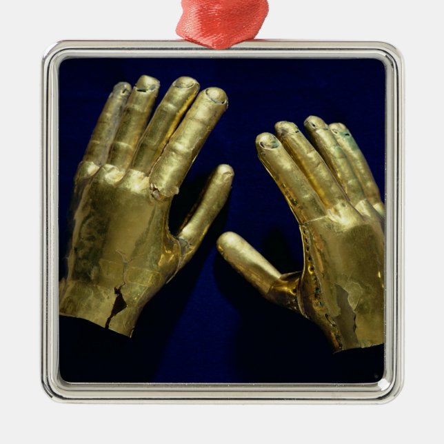 Adorno Metálico El par de funerario da, de Perú, c.200-c.800 (Frente)