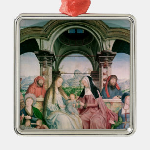 Adorno Metálico El parentesco santo, o el Altarpiece del St.