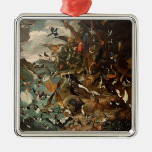 Adorno Metálico El parlamento de pájaros