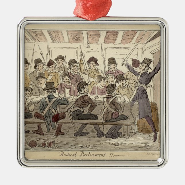 Adorno Metálico ¡El parlamento radical!! " (Frente)