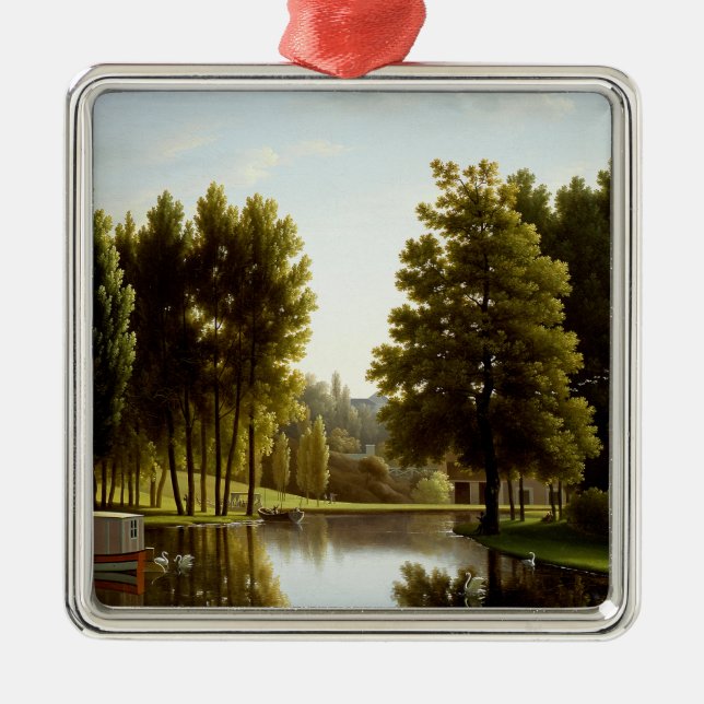 Adorno Metálico El parque de Mortefontaine (por Bidaud) (Frente)