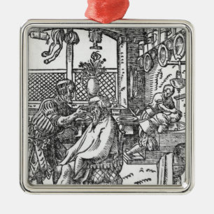 Adorno Metálico El peluquero