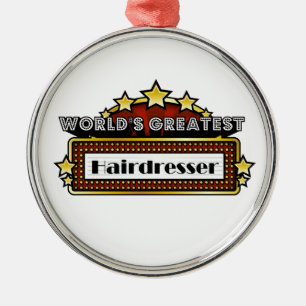 Adorno Metálico El peluquero más grande del mundo