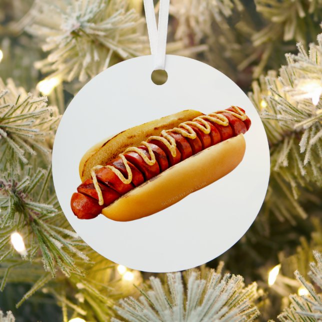 Adorno Metálico El perro caliente de SlipperyJoe enclavado en un m (in situ)