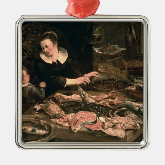 Adorno Metálico El pescadero (Frente)