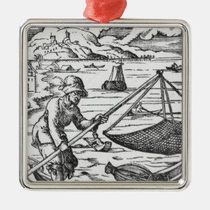 Adorno Metálico El pescador