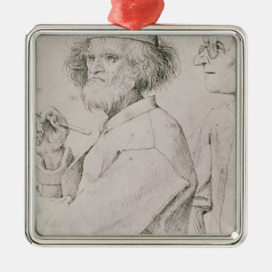 Adorno Metálico El pintor y el amante del arte