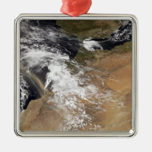 Adorno Metálico El polvo plumes de la costa marroquí