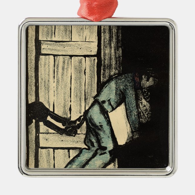 Adorno Metálico El poner cogido hombre encima de los posters (Frente)