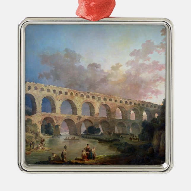 Adorno Metálico El Pont du Gard, Nimes, c.1786 (Frente)