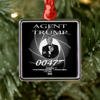 Adorno Metálico El presidente del agente Donald Trump inaugura el 