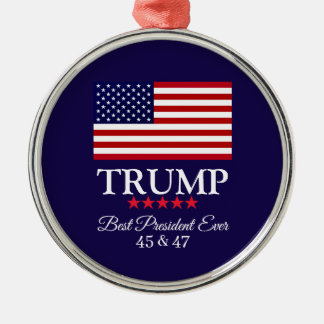 ADORNO METÁLICO EL PRESIDENTE DONALD TRUMP MEJOR PRESIDENTE DE LA