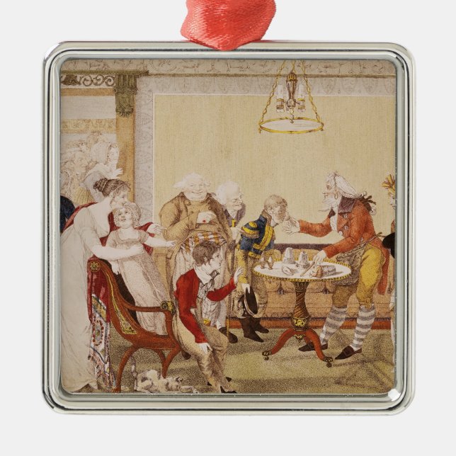 Adorno Metálico El prestidigitador (Frente)