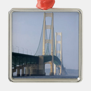 Adorno Metálico El puente de Mackinac que atraviesa los Estrechos 