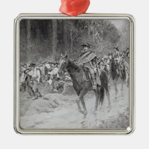 Adorno Metálico El retratamiento de Washington de grandes prados