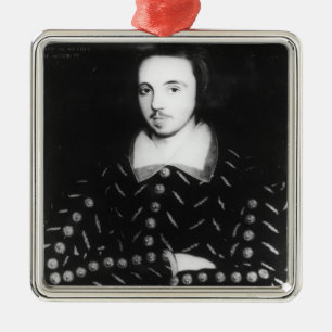 Adorno Metálico El retrato dijo ser Christopher Marlowe