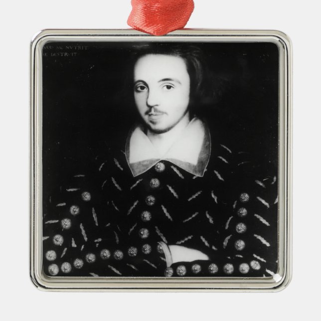 Adorno Metálico El retrato dijo ser Christopher Marlowe (Frente)
