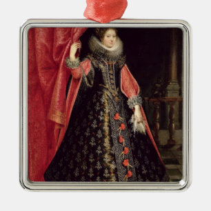 Adorno Metálico El retrato supuso ser Henrietta Maria de