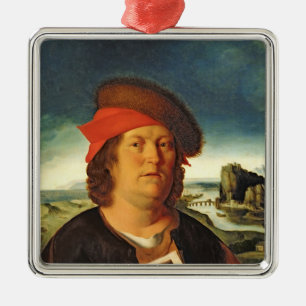 Adorno Metálico El retrato supuso ser Paracelsus