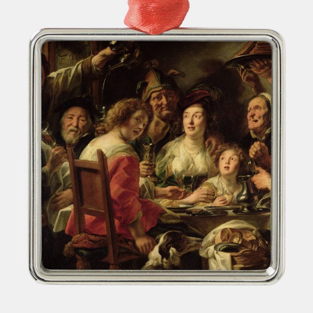 Adorno Metálico El rey Drinks (Frente)