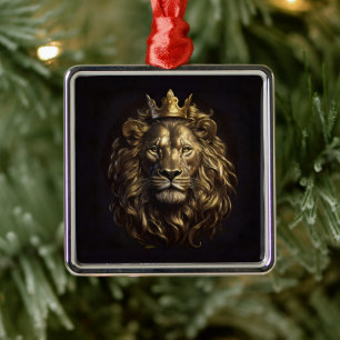 Adorno Metálico ¡El Rey! El León de Oz no tan cobarde
