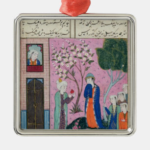 Adorno Metálico El rey hace una oferta adiós