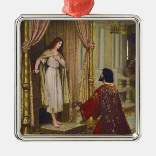 Adorno Metálico El rey y el Chica mendigo (Frente)