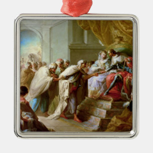 Adorno Metálico El rey y la reina católicos