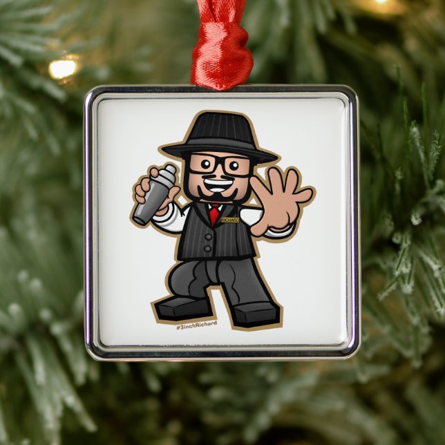 Adorno Metálico El Richard oficial de 3 pulgadas #3inchRichard (Árbol)