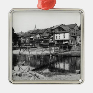 Adorno Metálico El río Nahe, Bad Kreuznach, c.1910
