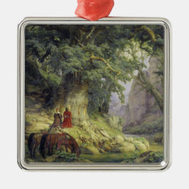 Adorno Metálico El roble de mil años (de Karl Lessing)