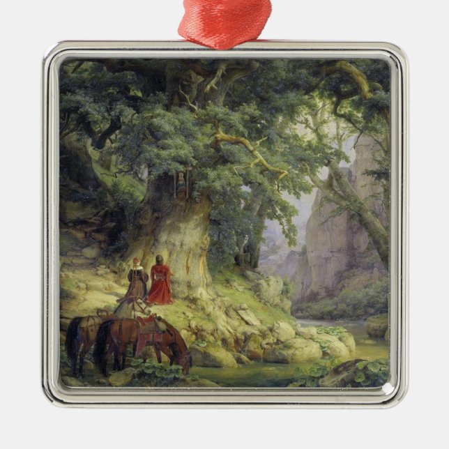 Adorno Metálico El roble de mil años (de Karl Lessing) (Frente)