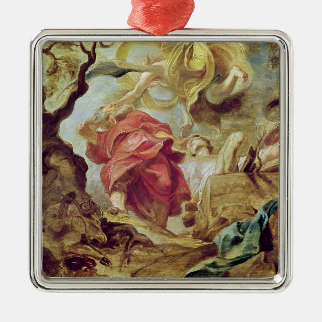 Adorno Metálico El sacrificio de Isaac (Frente)