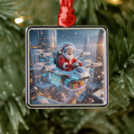 Adorno Metálico El Santa Claus de Ciencia Ficción Más Genial