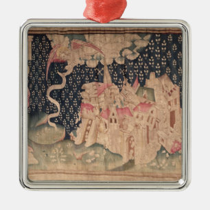 Adorno Metálico El segundo ángel anuncia la caída de Babilonia