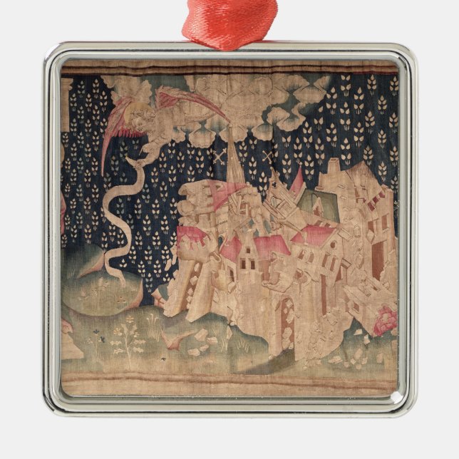 Adorno Metálico El segundo ángel anuncia la caída de Babilonia (Frente)