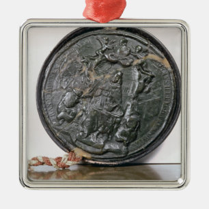 Adorno Metálico El sello de rey Charles II