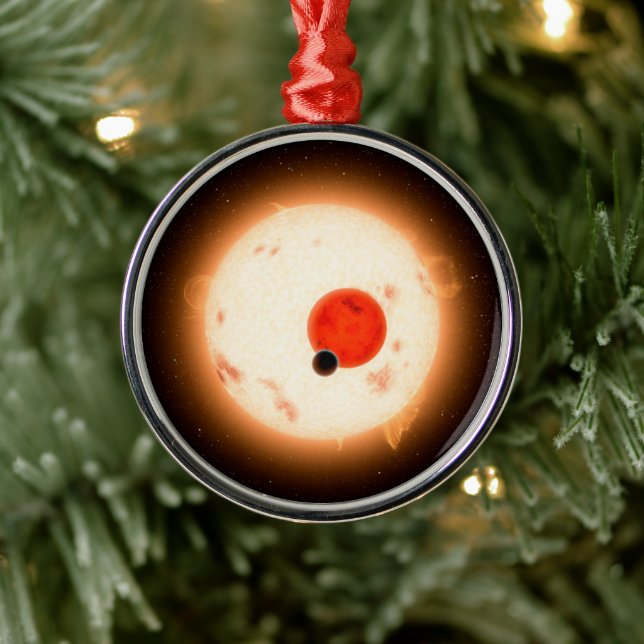 Adorno Metálico El sistema Kepler-16. (Árbol)