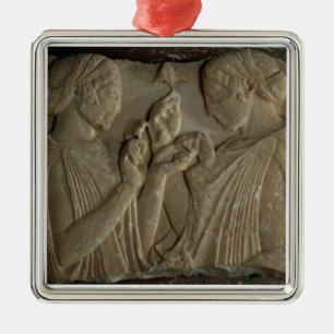 Adorno Metálico El Stele de Pharsalos que representa la