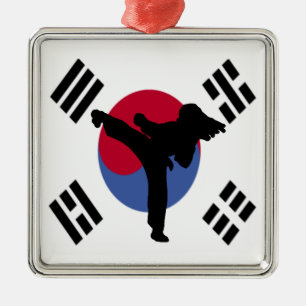 Adorno Metálico El Taekwondo