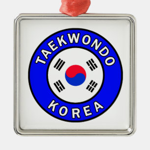 Adorno Metálico El Taekwondo