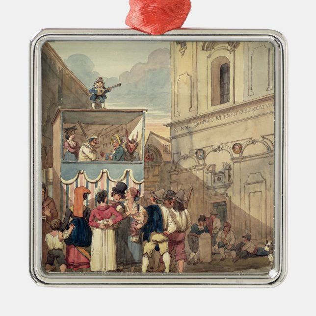 Adorno Metálico El teatro de la marioneta (Frente)