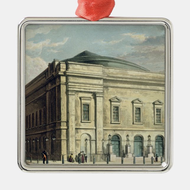 Adorno Metálico El teatro real, carril de Drury, en Londres, (Frente)