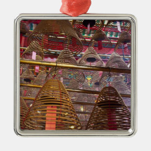 Adorno Metálico El templo budista Man Mo de Hong Kong