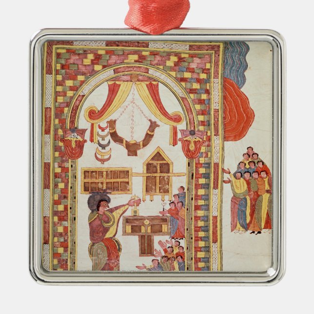 Adorno Metálico El templo de Jerusalén de la "biblia (Frente)