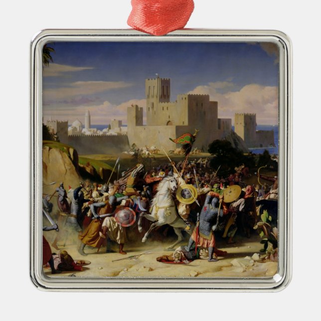 Adorno Metálico El tomar de Beirut de los cruzados (Frente)